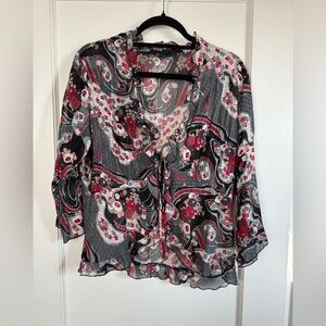 Floral Paisley Women's Top